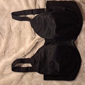 Elomi Energise Black High Impact Sports Bra/ Size: 32L